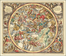 Celestial Maps Map By Andreas Cellarius