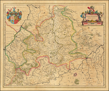 Germany Map By Willem Janszoon Blaeu