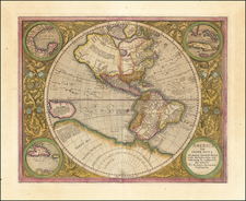 World, Western Hemisphere, South America and America Map By Michael Mercator