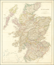 Scotland Map By John Arrowsmith