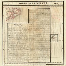 Southeast and Caribbean Map By Philippe Marie Vandermaelen