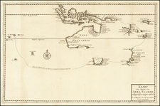 Kaart der Reyse van Abel Tasman volgens syn eygen opstel. J. van Braam et G. onder de Linden Excud. Cum Privil.