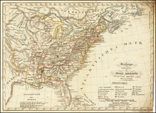 United States, Texas, Midwest and Plains Map By Tranquillo Mollo