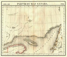 Canada Map By Philippe Marie Vandermaelen