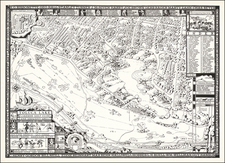 Pictorial Maps and Los Angeles Map By Park French