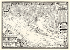 Pictorial Maps and Los Angeles Map By Park French