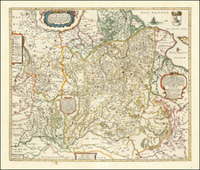 Poland, Ukraine and Baltic Countries Map By Johannes Blaeu