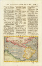 Western Hemisphere and America Map By Giovanni Antonio Magini