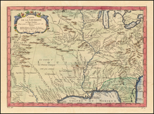 Carte De La Louisiane et Pays Voisins . . .  By Jacques Nicolas Bellin
