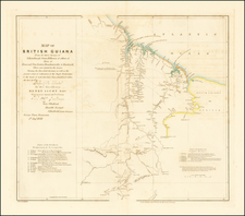 Guianas & Suriname Map By John Arrowsmith