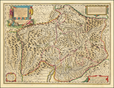 Switzerland Map By Willem Janszoon Blaeu