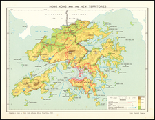 Hong Kong Map By Crown Lands & Survey Office Hong Kong