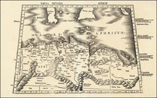 Malta, Sardinia, Sicily and North Africa Map By Martin Waldseemüller