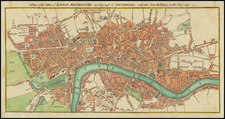 London Map By George Kearsley