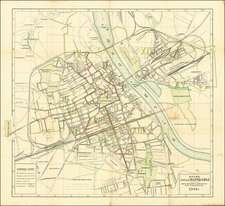 Poland Map By Izdanìe Kancelârìi Varšavskago Ober