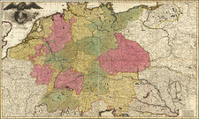 Central & Eastern Europe, Poland, Baltic Countries and Germany Map By Peter Schenk