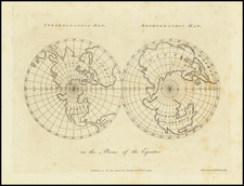Stereographic Projection [and] Orthographic Projection on the Plane of the Equator