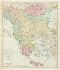 Balkans, Turkey and Greece Map By James Whittle / Robert Laurie