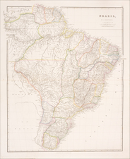 Brazil Map By John Arrowsmith