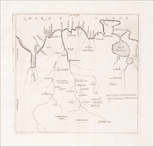 Colombia and Venezuela Map By Antonio de Herrera y Tordesillas