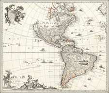 California as an Island and America Map By J. J. Vogel