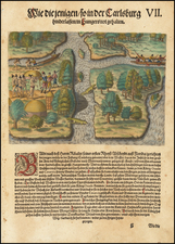 Florida Map By Theodor De Bry