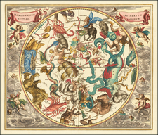 Celestial Maps Map By Andreas Cellarius