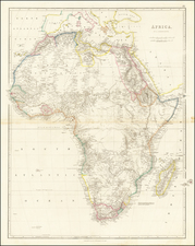 Africa Map By John Arrowsmith