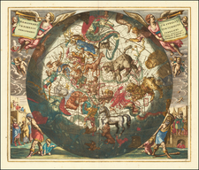 Celestial Maps Map By Andreas Cellarius