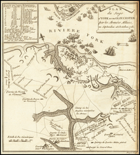 Southeast, Virginia and American Revolution Map By Thomas Gordon