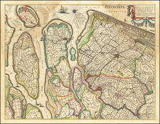 Netherlands Map By Willem Janszoon Blaeu