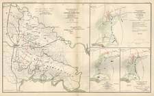 Mid-Atlantic, South and Southeast Map By Julius Bien & Co.