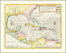 South and Southeast Map By Herman Moll