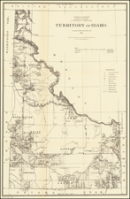 Idaho Map By General Land Office