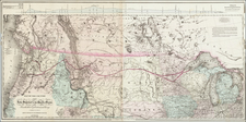 Minnesota, North Dakota, South Dakota, Idaho, Montana, Wyoming, Pacific Northwest, Oregon and Washington Map By G.W.  & C.B. Colton