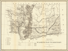 Washington Map By General Land Office