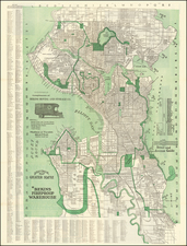 Washington Map By Kroll Map Company