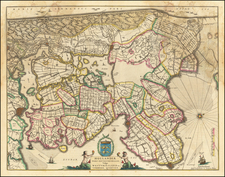 Netherlands Map By Johannes et Cornelis Blaeu