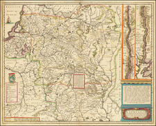 Poland, Russia and Baltic Countries Map By Henricus Hondius