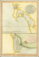 San Diego Map By Jean Francois Galaup de La Perouse