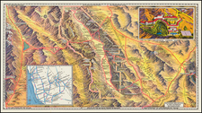 Pictorial Maps and California Map By Gerald  Allen Eddy