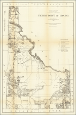 Idaho Map By General Land Office