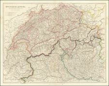 Switzerland Map By Aaron Arrowsmith