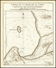 South Africa Map By Jacques Nicolas Bellin