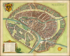 Russia Map By Matthaus Merian