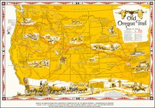 Plains, Rocky Mountains, Pacific Northwest, Pictorial Maps and California Map By Irvin Shope