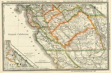 California Map By William Rand  &  Andrew McNally