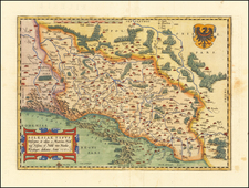 Poland Map By Abraham Ortelius