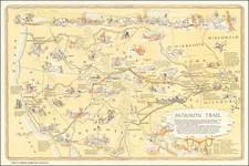 Midwest, Plains, Southwest, Rocky Mountains and Pictorial Maps Map By J. Rulon Hales