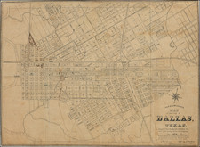 Jones & Murphy's Map of the City of Dallas, Texas.  Compiled from the Records of Dallas Co., and latest surveys of the City-Engineer
